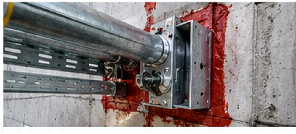 Illustrative firestopping installation image