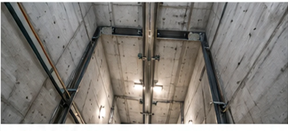 Illustrative lift shaft construction image